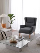Cadeira Wing Klam – Fume – 78x94x70 cm