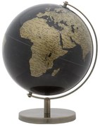 MAPA MUNDO BRONZE CM Ø 25X34