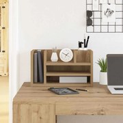 vidaXL Organizador de Mesa Carvalho Artesanal 44.5x24x25 cm Madeira Engenharia