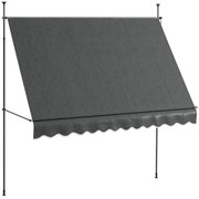 Toldo Manual Retrátil com Manivela 300x120x210-300 cm Toldo para Varan