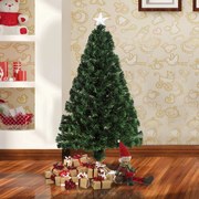 Árvore de Natal artificial com fibra óptica Φ60x120cm + 16 LED de 3 cores perfeitas para decoração de Natal