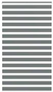 vidaXL Cortina de zebra 135x230 cm largura do tecido 130,9cm poliéster