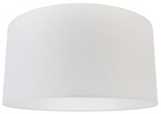 Abajur de tecido branco 50/50/25 Moderno