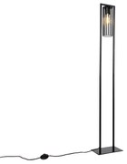 Candeeiro de pé inteligente moderno preto incl. WiFi ST64 - Balenco Wazo