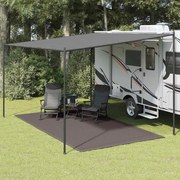 vidaXL Tapete de campismo para tenda 250x350 cm antracite