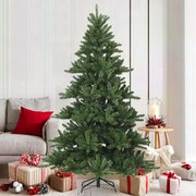 vidaXL Árvore de Natal Articulada Artificial Verde 180 cm PVC, aço