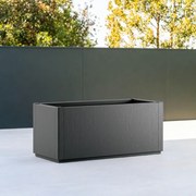 Floreira de plástico para plantas 80 x 36 x 36 cm Antracite