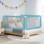 vidaXL Barra de segurança p/ cama infantil tecido 180x25 cm azul