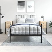 vidaXL Mesas de cabeceira 2 pcs derivados de madeira carvalho sonoma