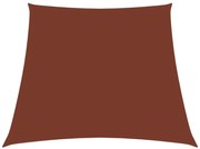 Para-sol estilo vela tecido oxford trapézio 3/4x3 m terracota