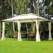 Pérgola de Jardim com Estrutura em Aço - 4x3m