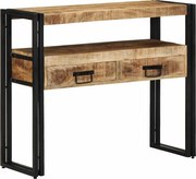 vidaXL Aparador Castanho 90 x 33 x 75 cm Madeira de manga maciça