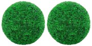 vidaXL Bolas de buxos artificiais 2 pcs 27 cm