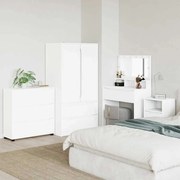 vidaXL Armário de arrumação Branco Brilhante 80 x 48 x 57 cm