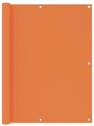 vidaXL Tela de varanda 120x300 cm tecido Oxford laranja