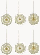 Ornamentos de Natal artesanais Stelle, conjunto de 6