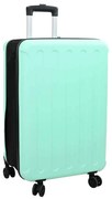 vidaXL Mala Dobrável Casco Duro 24'' Verde Menta 43x27x66 cm ABS