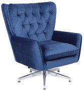 Poltrona BÉCQUER – Giratória e Ajustável – 80x80x110~116 cm – Tecido V