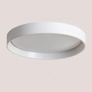 Plafon De Teto Led Em Ferro Zekri Branco - Sklum