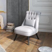 Poltrona de Dormitório Moderna Poltrona de Sala de Estar Estofado em L