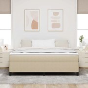 Base de Cama vidaXL Verde Claro Cinza 180x200 cm Tecido Canelado