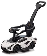 Andarilho Lamborghini Sian  2 em 1, carro de passeio, carro de empurrar Branco