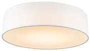 Candeeiro de tecto branco 40 cm com LED - Drum LED Moderno