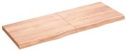 vidaXL Prateleira de parede 160x60x(2-6) cm carvalho tratado castanho