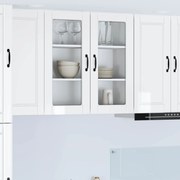 vidaXL Armário de Cozinha com porta Branco Brilhante 80 x 31 x 80 cm