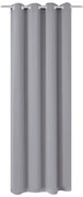vidaXL Cortinas blackout com ilhós de metal 270x245 cm cinzento