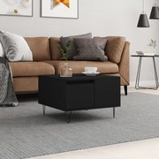 Mesa de centro 55x55x36,5 cm derivados de madeira preto
