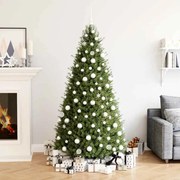 vidaXL 111 pcs conjunto de enfeites de Natal poliestireno branco