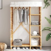 vidaXL Roupeiro 110x45x170 cm bambu