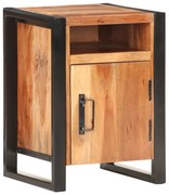 vidaXL Mesa de cabeceira 40x35x55 cm madeira de acácia maciça