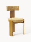 Cadeira estofada em madeira Katya