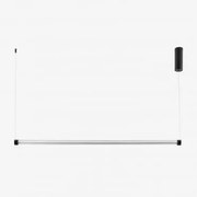 Candeeiro De Teto Linear Led De Metal (120 Cm) Cornelia Preto - Sklum