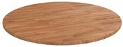 vidaXL Tampo mesa redondo Ø70x1,5 cm carvalho tratado castanho-claro