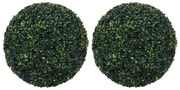 vidaXL Bolas de buxos artificiais 2 pcs 52 cm