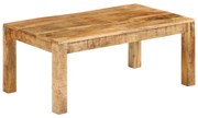 vidaXL Mesa de centro 100x55x40 cm madeira de mangueira maciça