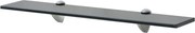 vidaXL Prateleira flutuante vidro 60x20 cm 8 mm