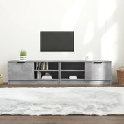 vidaXL Móveis de TV 2pcs 80x35x36,5cm madeira processada cinza cimento
