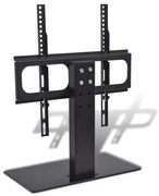 vidaXL Suporte de TV com base de ferro preto 23"-55"