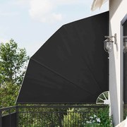 vidaXL Tela de Privacidade para Varanda Antracite 210 x 210 cm tecido