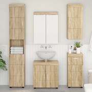 vidaXL Conjunto de Móveis para Banheiro TULUM Carvalho Sonoma