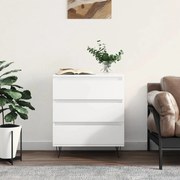 vidaXL Aparador 60x35x70 cm derivados de madeira branco