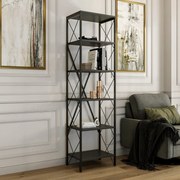 Estante Suadiye – Antracite – 50x180x30 cm