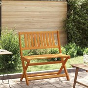 vidaXL Banco de Jardim Dobrável 80x46x85 cm em Madeira de Acácia