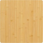 vidaXL Tampo de mesa 50x50x4 cm bambu