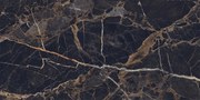 Mexen Orlo Gres preto esmaltado retificado G1, ladrilho para piso e parede 120 x 60 cm, alto brilho - TL211-120-060-00
