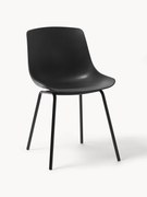 Cadeiras em plástico Dave, conjunto de 2